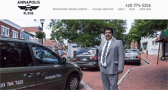 Desktop Screenshot of annapolisflyercab.com
